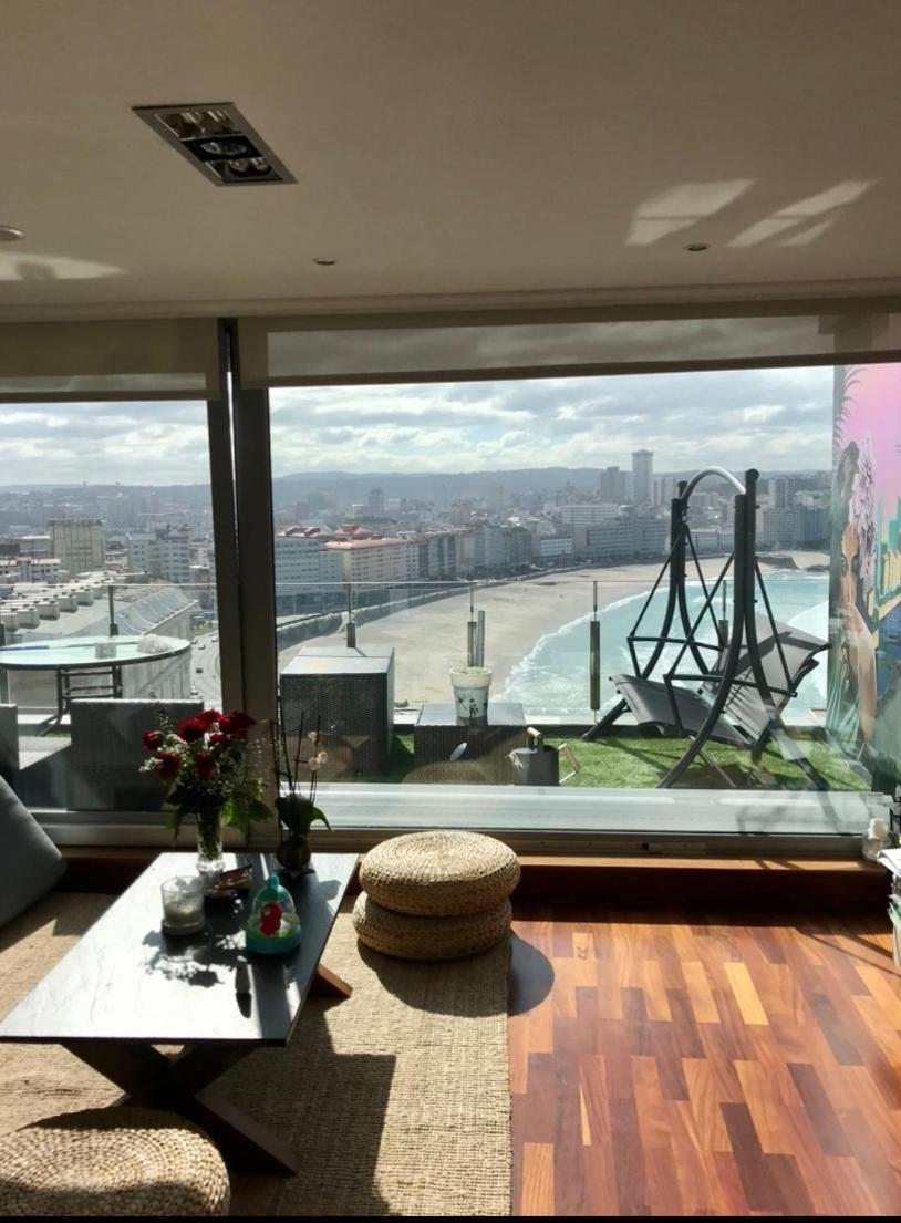 Apartamento Vistas Coruna 3 Habitaciones โอโกรูญา ภายนอก รูปภาพ