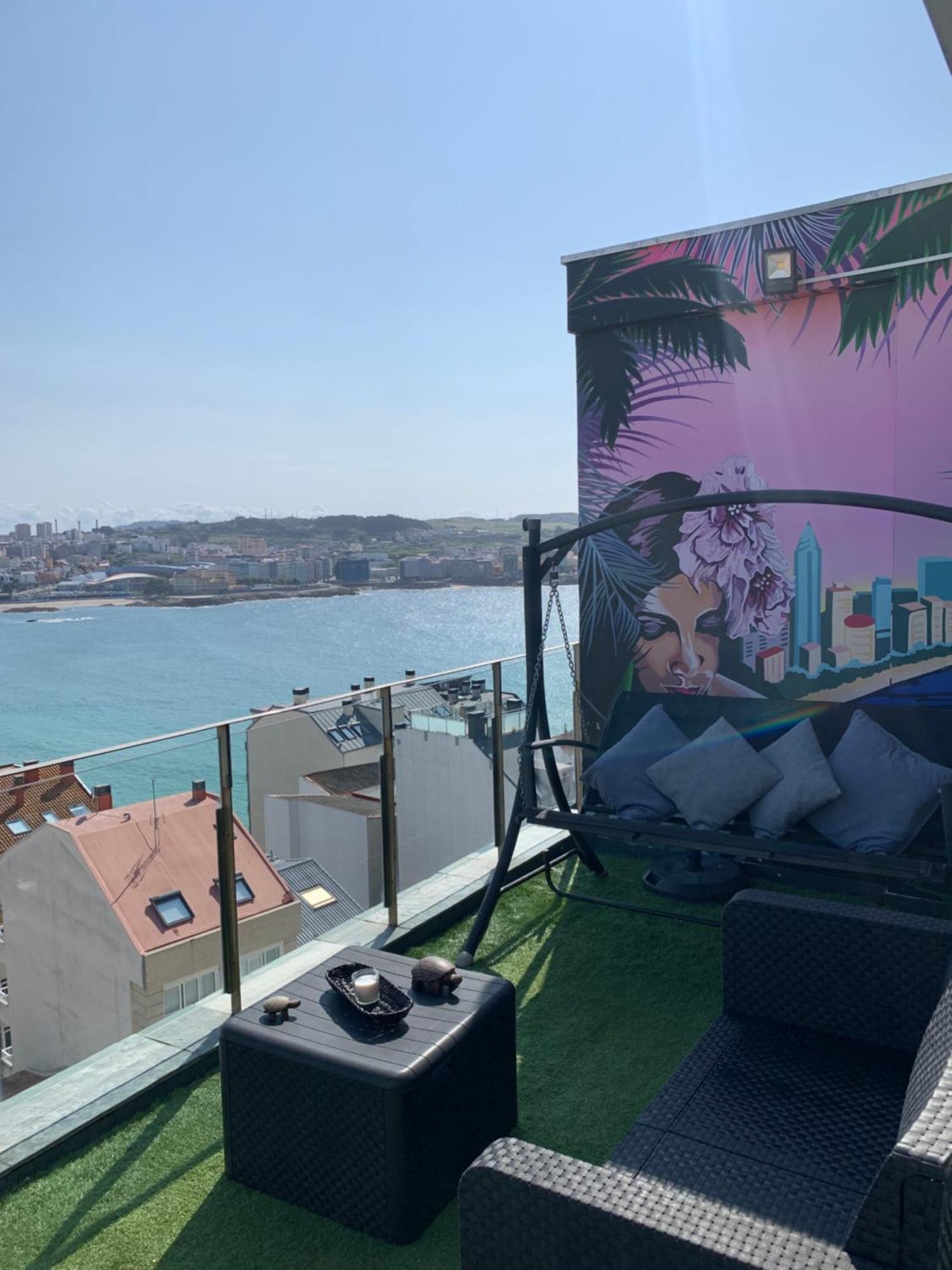 Apartamento Vistas Coruna 3 Habitaciones โอโกรูญา ภายนอก รูปภาพ