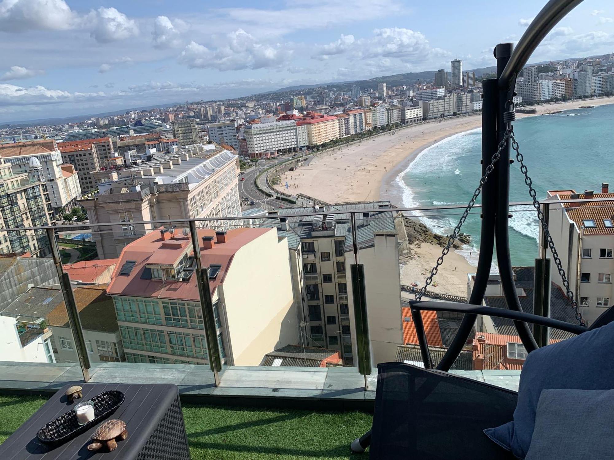 Apartamento Vistas Coruna 3 Habitaciones โอโกรูญา ภายนอก รูปภาพ